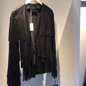 Fringe Leather Jacket